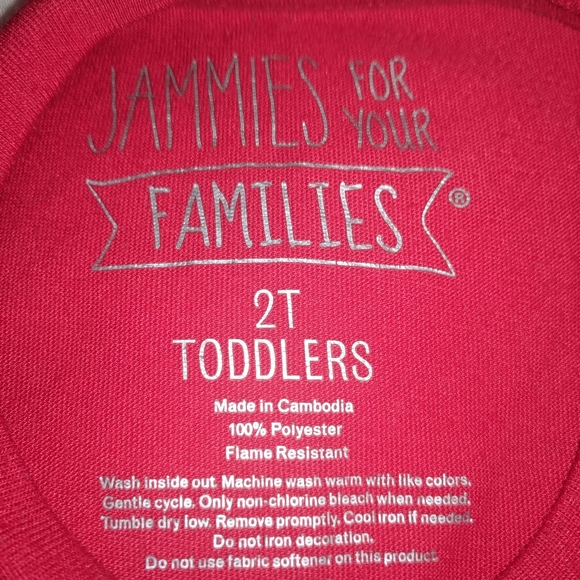 2T Christmas t shirt, Jammies for Your Families - Picture 3 of 4